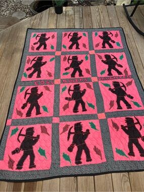 Pink & Black Coal Miner’s Daughter Quilt
